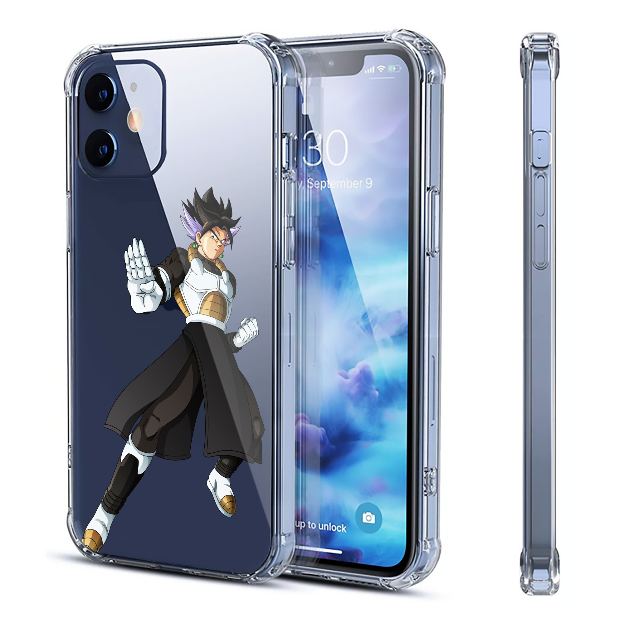 （画像用） ドラゴンボール ベジット DRAGON BALL Vegetto 【iPhone 12シリーズ対応】透明スマホケース（クリアソフトケース）
